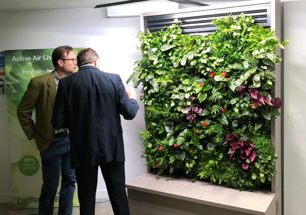 Biotecture Active Airflow Living Wall System