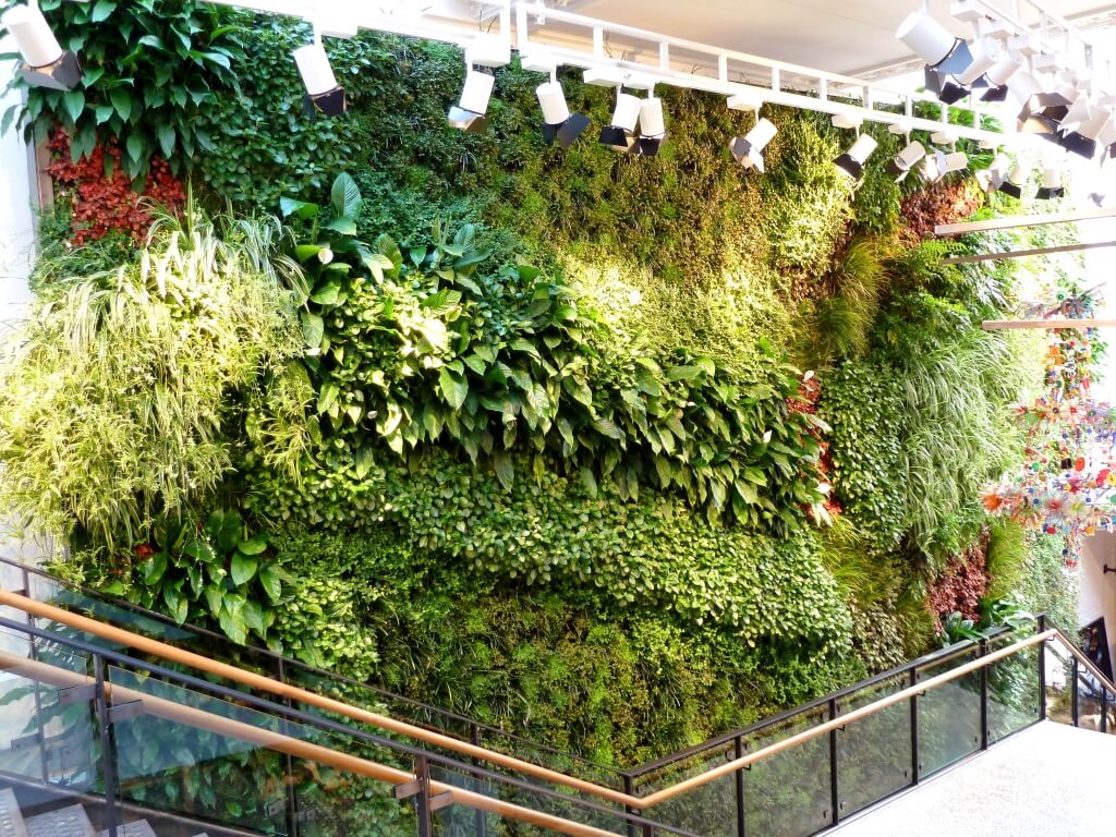 Anthropologie Living Wall in the Flagship Regent Street Store, London