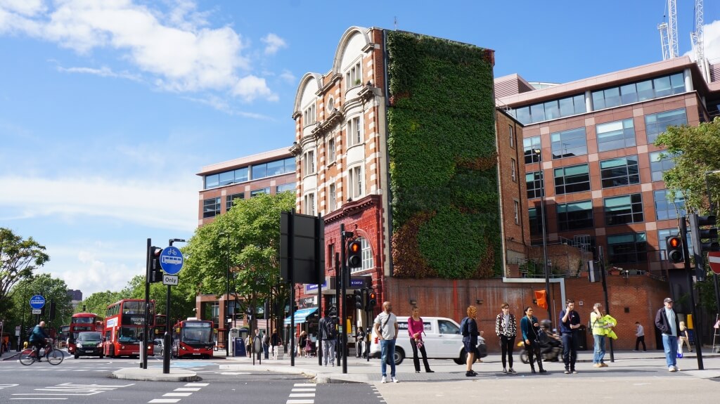 London Outdoor Living Wall