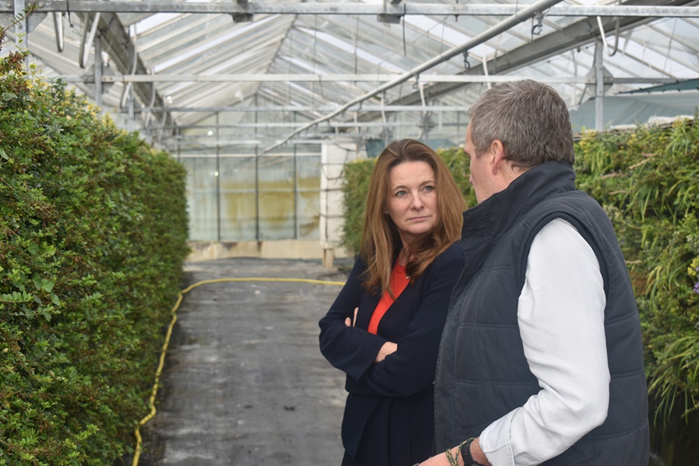 Gillian Keegan visits the Biotecture nursery