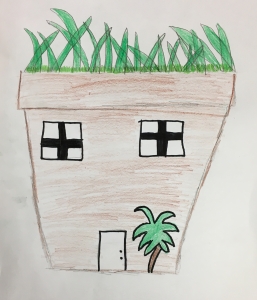A student plant pot entry and vision for their future city