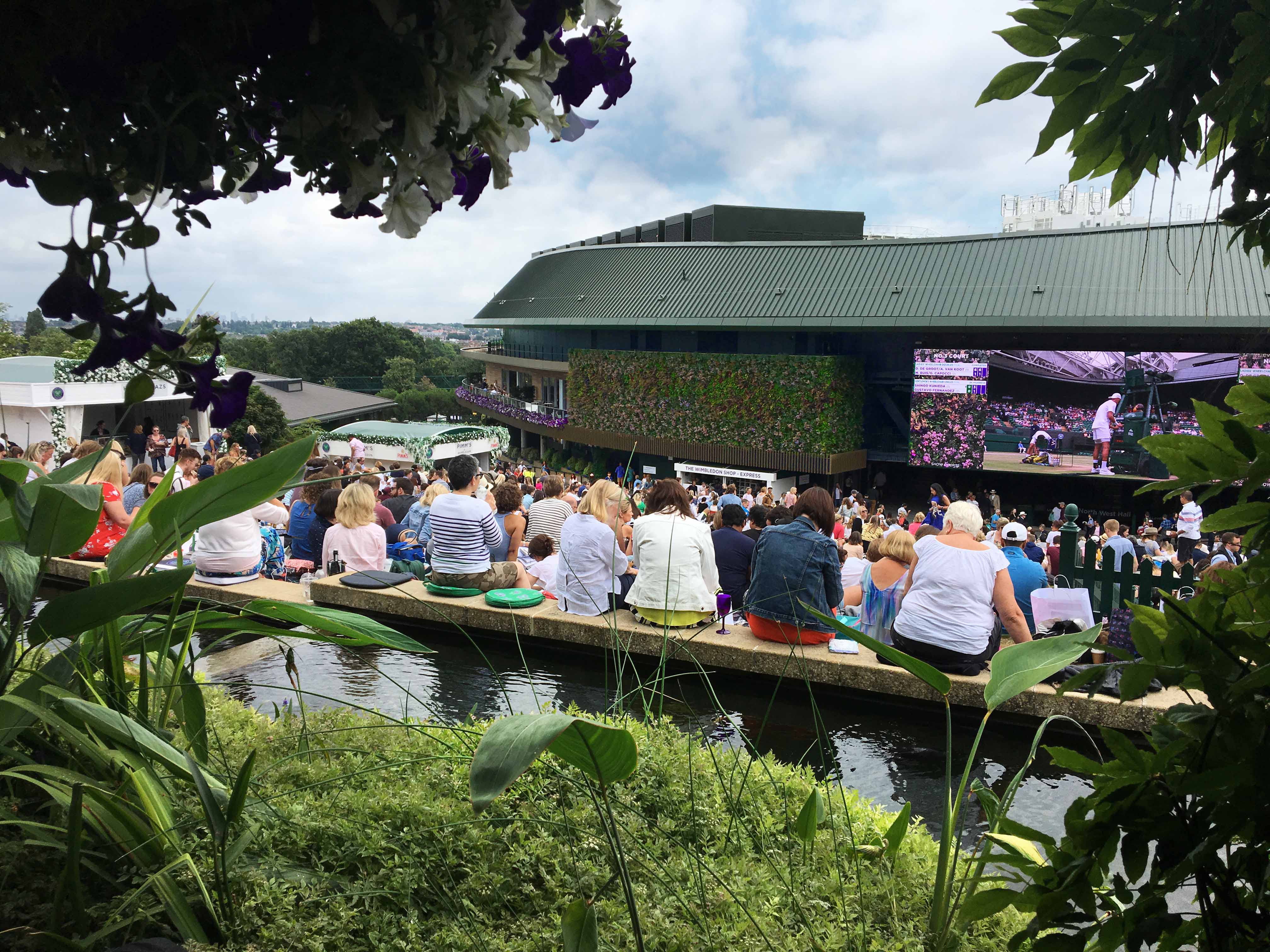 Wimbledon Green Wall is unveiled on international ...