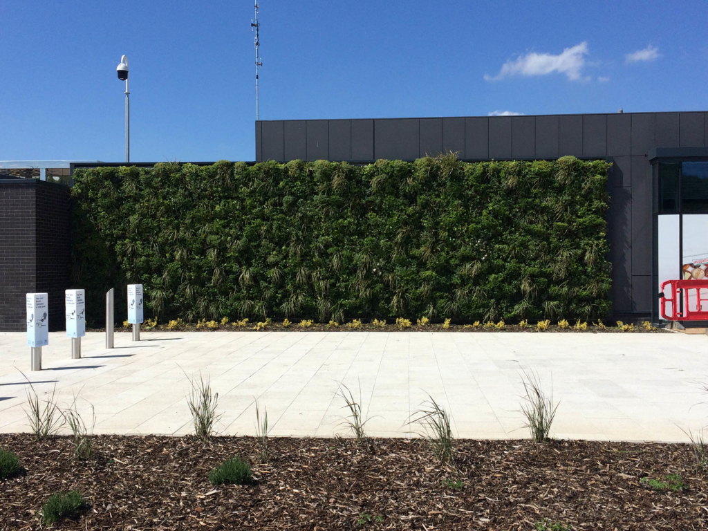 Shopping Living Wall in Leeds