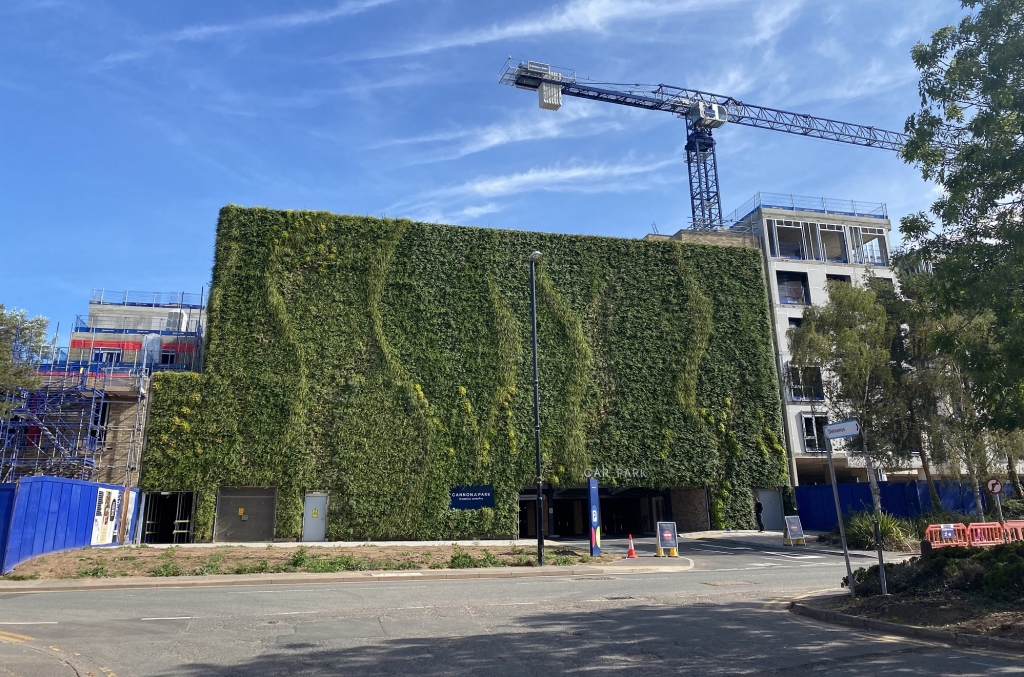 Cannon Park Car Park Living Wall by Biotecture