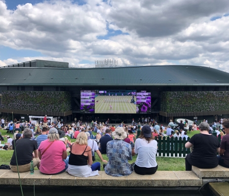 Living Wall at Wimbledon court number one