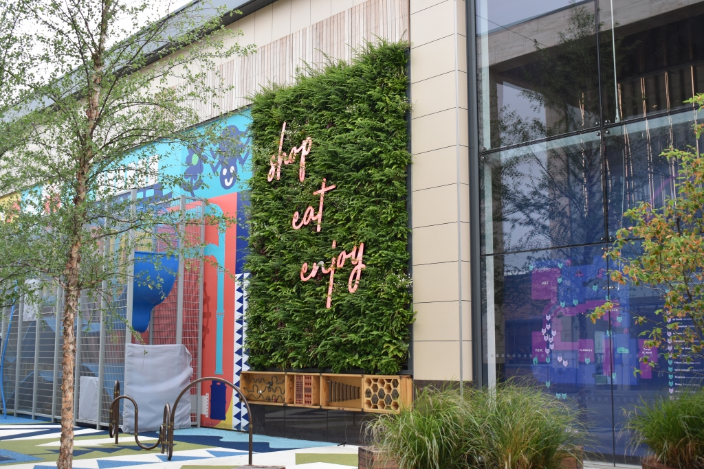 Fosse Park barrel living wall