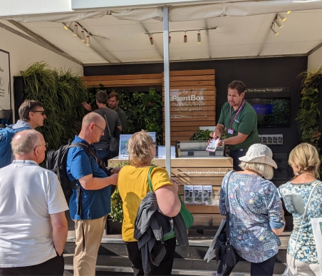 RHS Chelsea Flower Show 2021 PlantBox Trade Stand